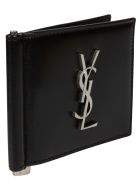 Saint Laurent Logo Plaque Bifold Wallet Saint Laurent Logo Plaque Bifold Wallet - Nero
