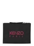Kenzo Document Holder With Logo Kenzo Document Holder With Logo - G Noir
