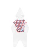 Gucci White Set For Babykids With Logo Gucci White Set For Babykids With Logo - White