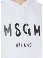 MSGM Logo Hoodie MSGM Logo Hoodie - WHITE
