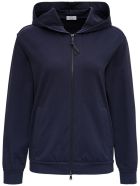 Brunello Cucinelli Blue Cotton Sweatshirt Brunello Cucinelli Blue Cotton Sweatshirt - Blu
