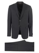 Z Zegna Three-piece Wool Suit Z Zegna Three-piece Wool Suit - black