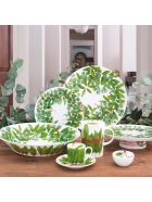 Cake Stand - Fil Rouge Foglie Collection Taitù Cake Stand - Fil Rouge Foglie Collection - Green