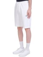 Stone Island Shorts In White Cotton Stone Island Shorts In White Cotton - white