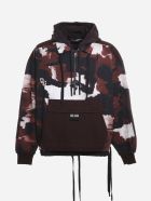 Dolce & Gabbana Loose-fit Sweatshirt With Camouflage Print Dolce & Gabbana Loose-fit Sweatshirt With Camouflage Print - Black, red