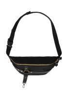 Versace Nylon Belt Bag With Leather Details Versace Nylon Belt Bag With Leather Details - black