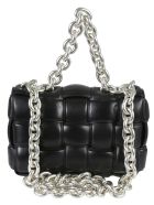 The Chain Cassette Shoulder Bag Bottega Veneta The Chain Cassette Shoulder Bag - Black/Silver