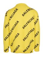 Unisex Yellow Allover Logo Crewneck Pullover Balenciaga Unisex Yellow Allover Logo Crewneck Pullover - Yellow/black