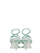 Le Silla Sandals In Green Leather Le Silla Sandals In Green Leather - green