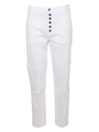 White Nima Trousers Dondup White Nima Trousers - Bianco