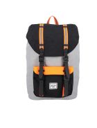 Herschel Herschel Little America Backpack Herschel Supply Co. Herschel Herschel Little America Backpack - BLACK NEON ORANGE