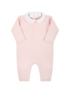 Fendi Pink Set For Baby Girl With Douple Ff Fendi Pink Set For Baby Girl With Douple Ff - Pink