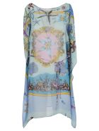 Versace Printed Dress Versace Printed Dress - Blue/Multicolor