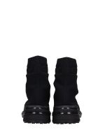 Givenchy Giv Log Sock Sneakers In Black Synthetic Fibers Givenchy Giv Log Sock Sneakers In Black Synthetic Fibers - black