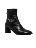 Halmanera Anya13black Leather Ankle Boots Halmanera Anya13black Leather Ankle Boots - BLACK