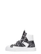 Gienchi Hypnos Sneakers In Black Leather And Fabric Gienchi Hypnos Sneakers In Black Leather And Fabric - black