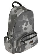 Dolce & Gabbana Camouflage Padded Backpack Dolce & Gabbana Camouflage Padded Backpack - Grey