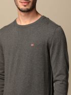 Napapijri Sweater Napapijri Crewneck Sweater With Logo Napapijri Sweater Napapijri Crewneck Sweater With Logo - Grey