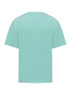 Natasha Zinko Aqua T-shirt For Girl With Pink Print Natasha Zinko Aqua T-shirt For Girl With Pink Print - Green