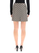 Marine Serre Half Moon Lozenge Mini Skirt Marine Serre Half Moon Lozenge Mini Skirt - BLACK/NEUTRALS
