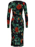 Dolce & Gabbana Roses Silk Dress Dolce & Gabbana Roses Silk Dress - Black
