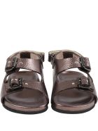 Gallucci Brown Sandals For Kids Gallucci Brown Sandals For Kids - Brown