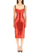 Dolce & Gabbana Laminated Corset Dress Dolce & Gabbana Laminated Corset Dress - Rosso
