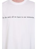 Throwback T-shirt In White Cotton Throwback T-shirt In White Cotton - white