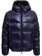 Dsquared2 Blue Nylon Down Jacket Dsquared2 Blue Nylon Down Jacket - Blu