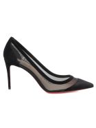Christian Louboutin Black Suede Galativi 85 Pumps Christian Louboutin Black Suede Galativi 85 Pumps - BLACK
