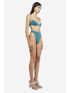 Oseree Lumiere 90s Balconette Beachwear Oseree Lumiere 90s Balconette Beachwear - blue