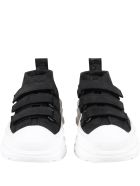 Gallucci Black Sneakers For Kids With Logo Gallucci Black Sneakers For Kids With Logo - Black