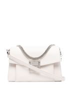 Small "gv3" Bag In White Leather Givenchy Small "gv3" Bag In White Leather