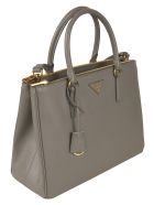 Prada Logo Patch Tote Prada Logo Patch Tote - Slate Grey
