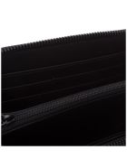 Mirrored Bolts Flames Wallet Emporio Armani Mirrored Bolts Flames Wallet - Nero