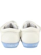 Armani Collezioni White Sneakers For Babyboy With Logo Armani Collezioni White Sneakers For Babyboy With Logo - White