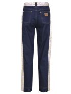 Dolce & Gabbana Floral Sided Jeans Dolce & Gabbana Floral Sided Jeans - Multicolor
