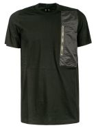 Rick Owens Side Zip Pocket Detail T-shirt Rick Owens Side Zip Pocket Detail T-shirt - Black