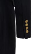 Saint Laurent Double-breasted Blazer In Wool Twill Saint Laurent Double-breasted Blazer In Wool Twill - Blu