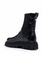 Casadei Chelsea Boots In Black Shiny Leather Casadei Chelsea Boots In Black Shiny Leather - Black