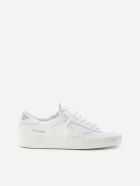Golden Goose Stardan Sneakers In Leather Golden Goose Stardan Sneakers In Leather - White