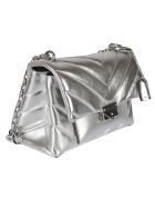 Michael Kors Cece Medium Chain Shoulder Bag Michael Kors Cece Medium Chain Shoulder Bag - Silver