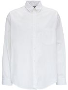 Balenciaga Cotton Shirt With Muli Language Back Print Balenciaga Cotton Shirt With Muli Language Back Print - White