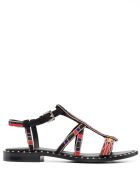 Woman Black Peaceful Sandal Ash Woman Black Peaceful Sandal - Multi/black