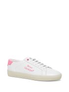 Saint Laurent Court Classic Leather Sneakers With Logo Saint Laurent Court Classic Leather Sneakers With Logo - White