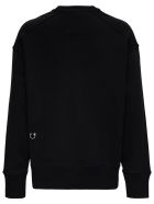 Givenchy Black Oversize Sweatshirt With Logo And Metal Details Givenchy Black Oversize Sweatshirt With Logo And Metal Details - Black