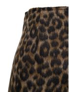 Jucca Animalier Wool Blend Skirt Jucca Animalier Wool Blend Skirt - Brown