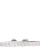 Armani Collezioni Beige And White Bow-tie For Baby Boy Armani Collezioni Beige And White Bow-tie For Baby Boy - Beige