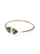 Lo Spazio Green Tourmaline Bangle Lo Spazio Jewelry Lo Spazio Green Tourmaline Bangle - Green