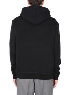 Cool Fit Sweatshirt With Logo Print Dsquared2 Cool Fit Sweatshirt With Logo Print - BLACK